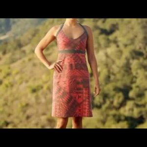 Patagonia Iliana Halter Neck Dress Coral XL